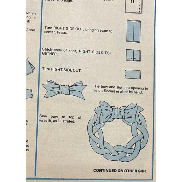 McCall’s Christmas Sewing Pattern Avon Tapestry Collection Vintage Uncut FF - Picture 8 of 11